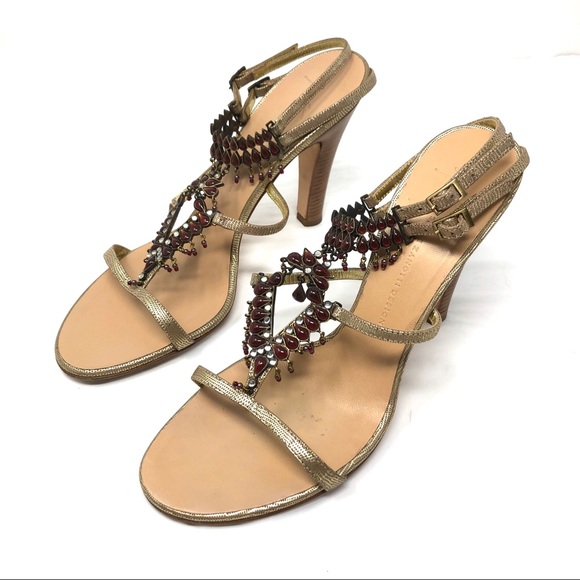 GIUSEPPE ZANOTTI gypsy inspired sandals, size 9